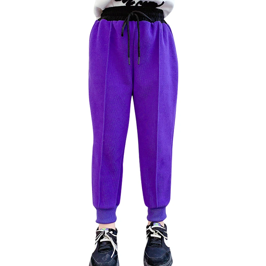 

Pants For Girls Cotton Padded Girl Pants Children New Children's Sweatpants Winter Kids Clothing 6 8 10 12 14