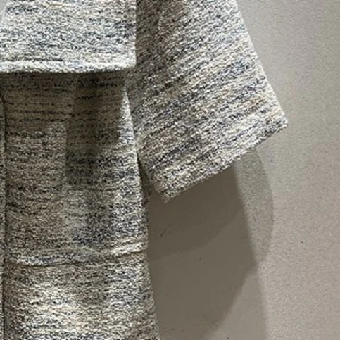 

2022 Spring and Summer New Women Dress Tweed Single-breasted Mini Dress