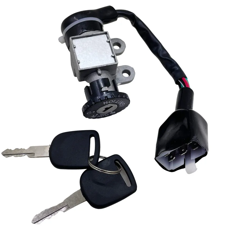 1 Set Motorcycle Accessories Moped Scooter Ignition Switch Lock With Keys For KYMCO GY6 50 139QMB TaoTao ATM50-A-A1 4-Stroke