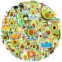 50pcs avocado sticker cartoon cute fruit avocado creative sticker cute sticker pack toys for girls laptop skin kawaii stickers