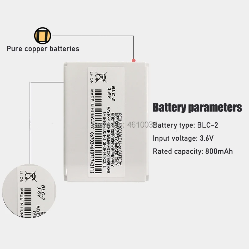 high quality 3 6v 800mah blc 2 blc2 blc 2 batteries replacement mobile phone battery for nokia 3310 3330 3410 3510 3315 3350 free global shipping