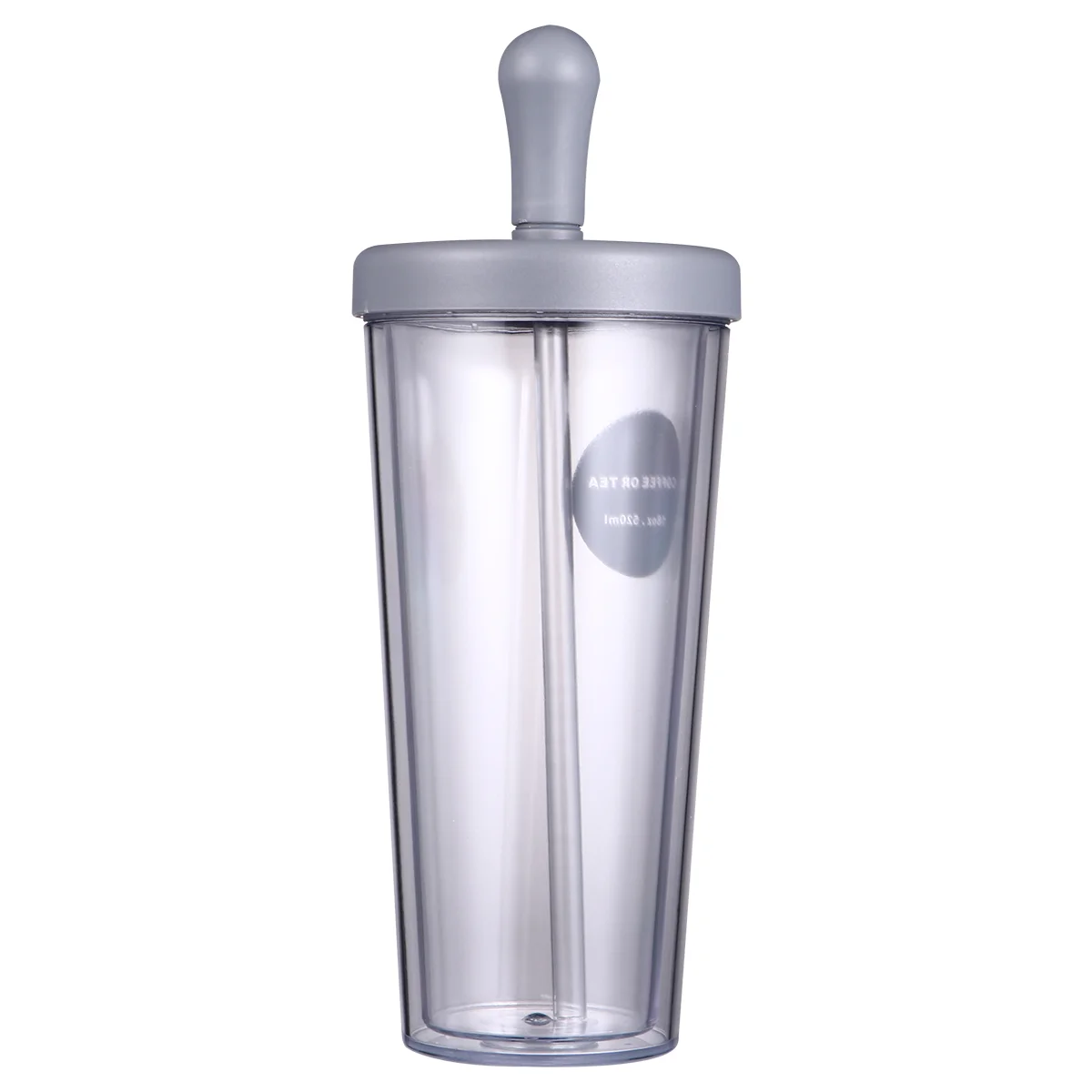 

Cups Cupwater Double Drinking Layeradultsparty Reusable Lids Tumblers Coffee Drink Cold Clear Tumbler Acrylic Straw