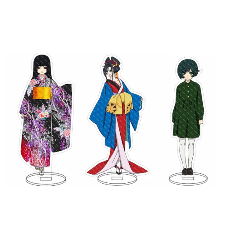Аниме Jigoku Shoujo Stand Taishou Enma Ai ICHIMOKU REN Mikage Yuzuki акриловая фигурка модель пластина для косплея Поклонники подарок Аниме Jigoku Shoujo Stand Taishou Enma Ai ICHIMOKU REN Mikage Yuzuki акриловая фигурка модель пластина для косплея Поклонники подарок
