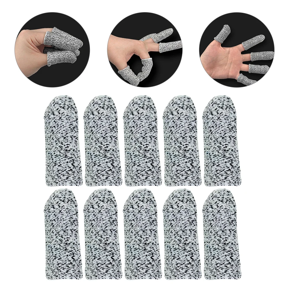 

10Pcs Thumb Protector Cut Resistant Finger Covers Cut Finger Guards Finger Cots Finger Guards Thumb Guards