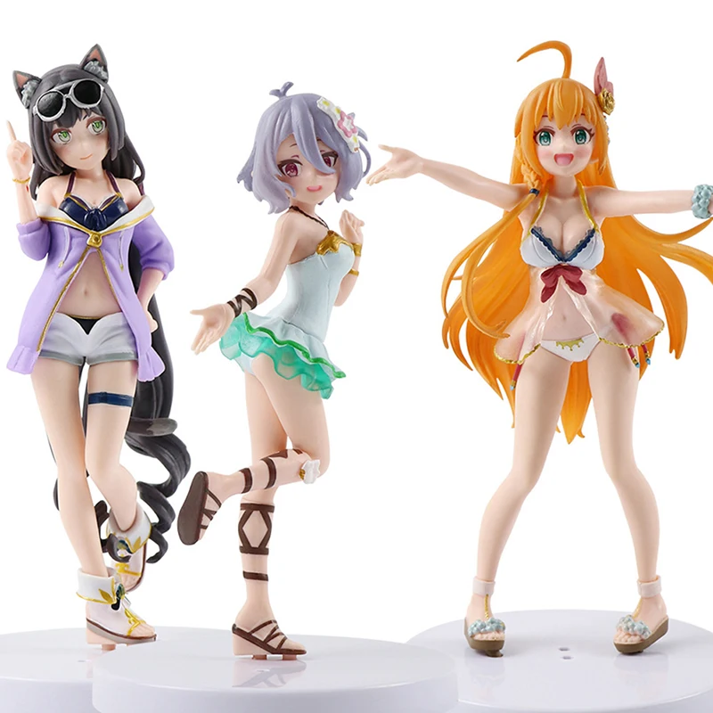 Princess Connect Action Figure Collectible Model Toys Re:dive Mobile Suit Girl Pecorine Karyl Kokoro Figures Toys