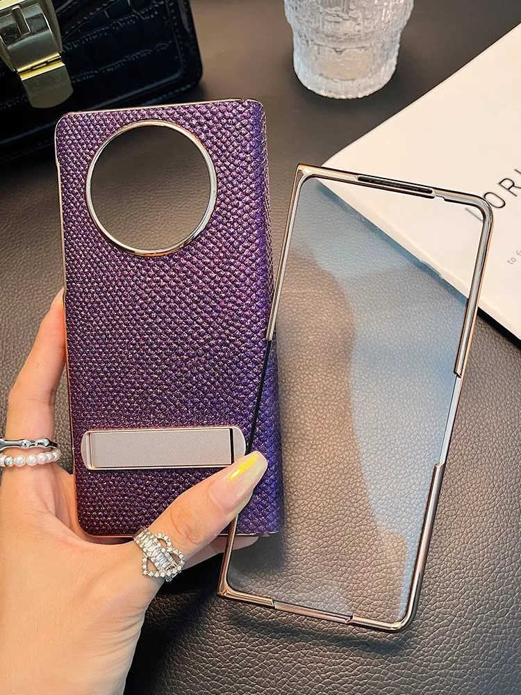 Чехол для телефона Huawei Mate X5 X3 градиентный чехол из натуральной кожи супер матовая