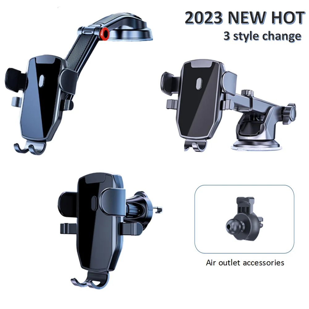 

Universal Stand GPS Mobile Dashboard Air outlet Sucker Car Phone Holder For iPhone Xiaomi Samsung 4.0-6 Inch Smartphones