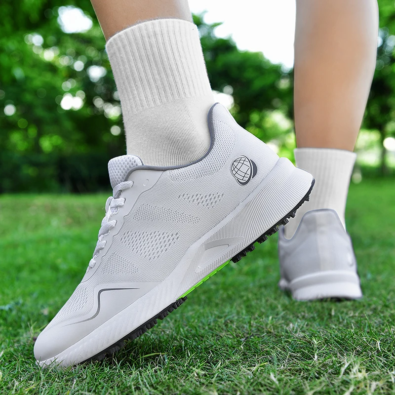 2022 Professional Men's Golf Shoes Mesh Breathable Golf Sneakers Men and Women Outdoor Training Walking Golf Sneakers