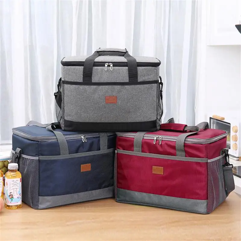 

35L Soft Cooler Bag with Hard Liner Large Insulated Picnic Lunch Bag Box Cooling Bag for Camping BBQ Family Outdoor Activities