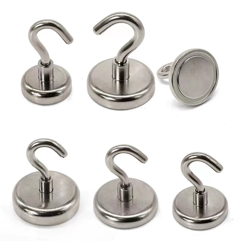 

Strong Magnetic Hooks Heavy Duty Wall Hooks Home Kitchen Bar Storage Organization for Hanger Key Coat Cup Hanging Hanger