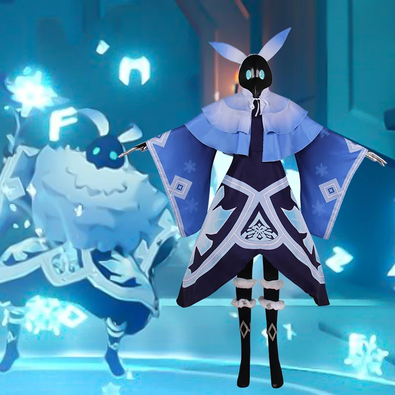 

Game Genshin Impact Abyss Mage hilichurl Cosplay Costume Halloween Carnival Cosplay Party Props Accessories Game Fans Gift