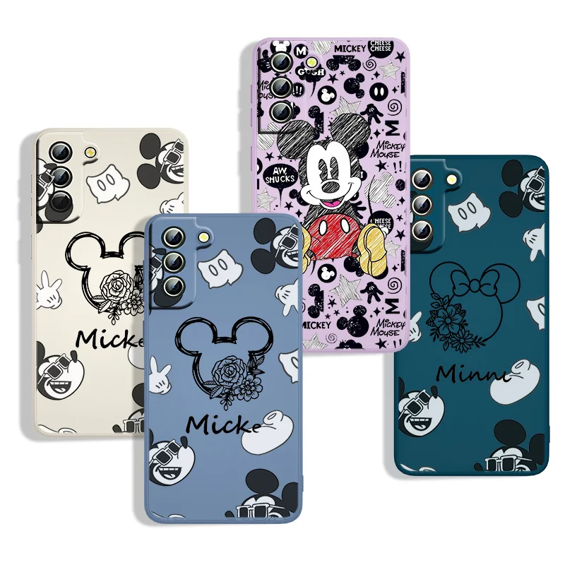 

Disney Minnie Mickey Money For Samsung Galaxy A73 A72 A71 A53 A52 A51 A42 A33 A32 A31 A22 A21 A11 Liquid Rope Phone Case Capa