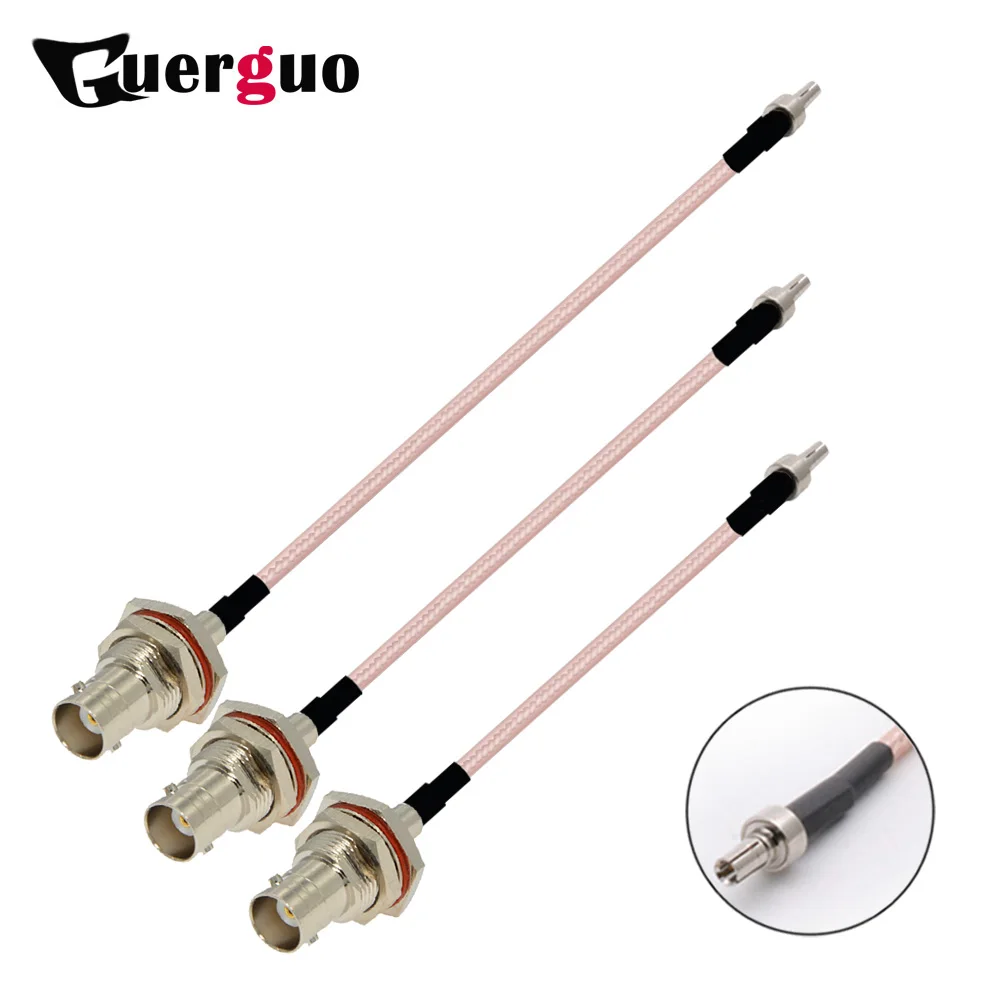 

100 шт. BNC водонепроницаемый Женский к TS9 мужской прямой разъем 3G 4G телефон HUAWEI ZTE модем удлинитель отрезок RF коаксиальный кабель RG316