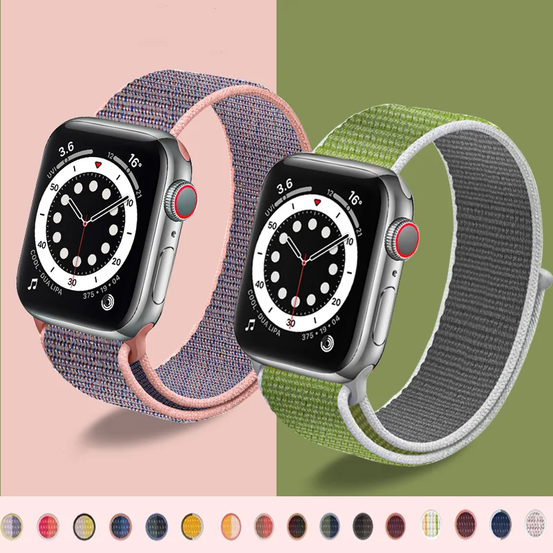 

Нейлоновый ремешок Pride для Apple Watch band series 7 41 мм 45 мм 38 мм 42 мм, спортивный браслет для iWatch 6 SE 5 4 3 40 мм 44 мм