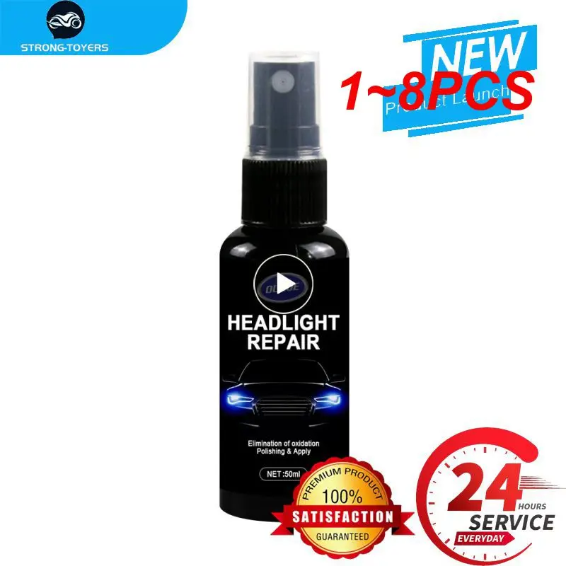 

Средство для полировки автомобильных фар, жидкость для удаления царапин и восстановления фар, 1-8 шт.