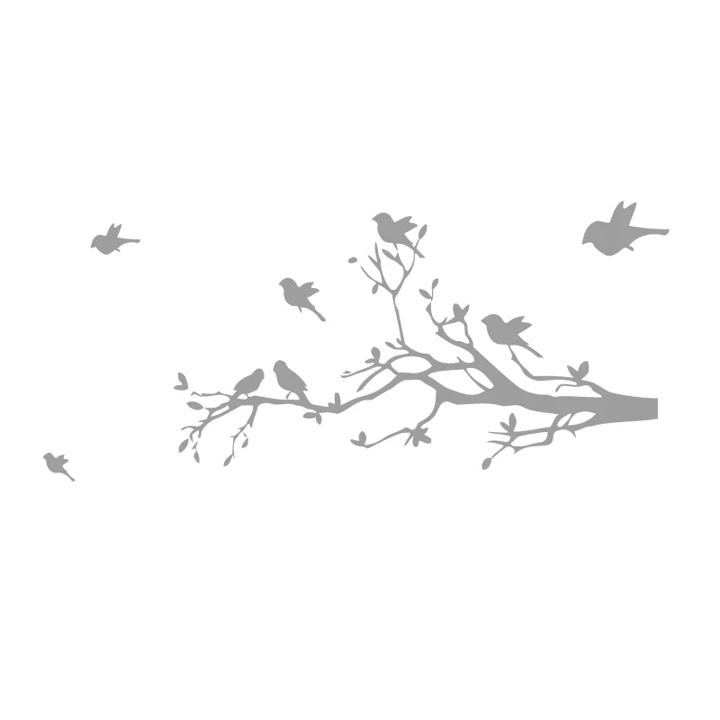 

Настенная виниловая наклейка "Дерево с птицами" wall's tale
