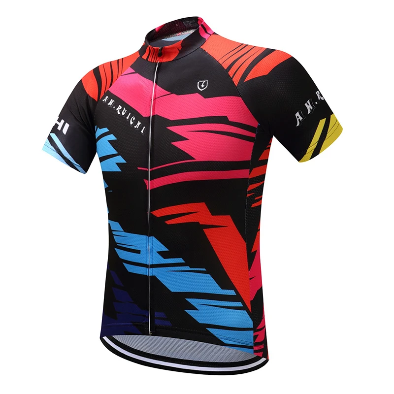 

Men/Women Summer Cycling Jersey Contrast Color Sport Slim Short Sleeve Riding Jerseys Customized/Wholesale Service