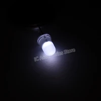 100pcs 5mm white light fog like frosted white light led lamp beads light emitting diode frosted astigmatism good quality