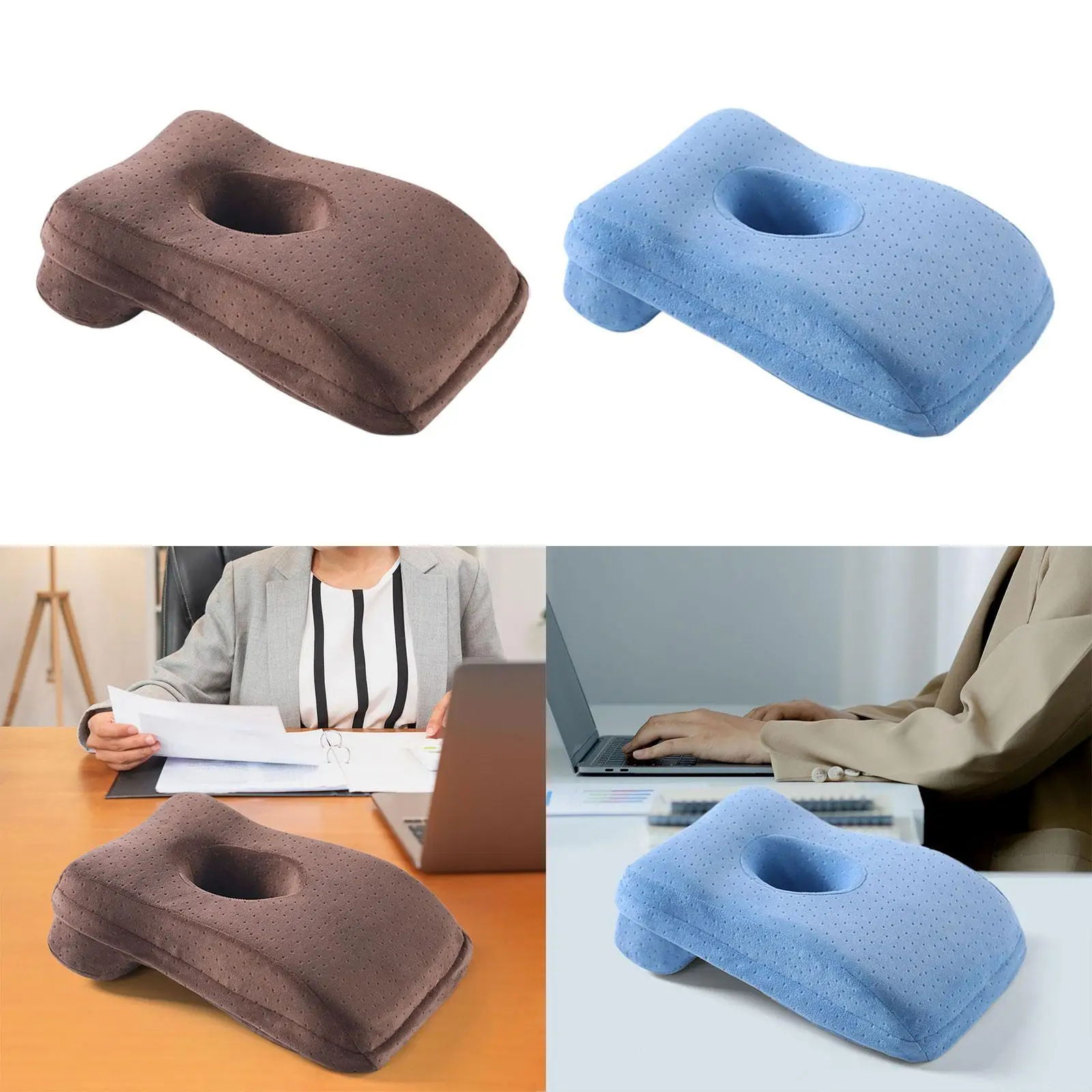 Офисная подушка для сна мягкая многофункциональная из пены с эффектом памяти