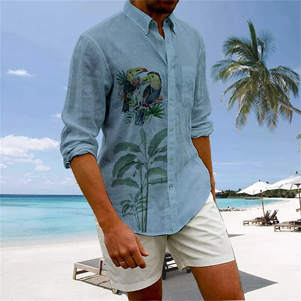 2023 Summer Men's Shirt High Quality Men's Clothing Daily Outdoor Wear Holiday Leisure Fashion Long Sleeve Warm And Comfortable