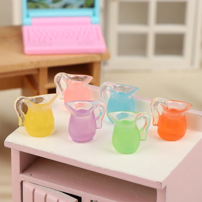 

2 шт., миниатюрные прозрачные чашки для кукольного домика