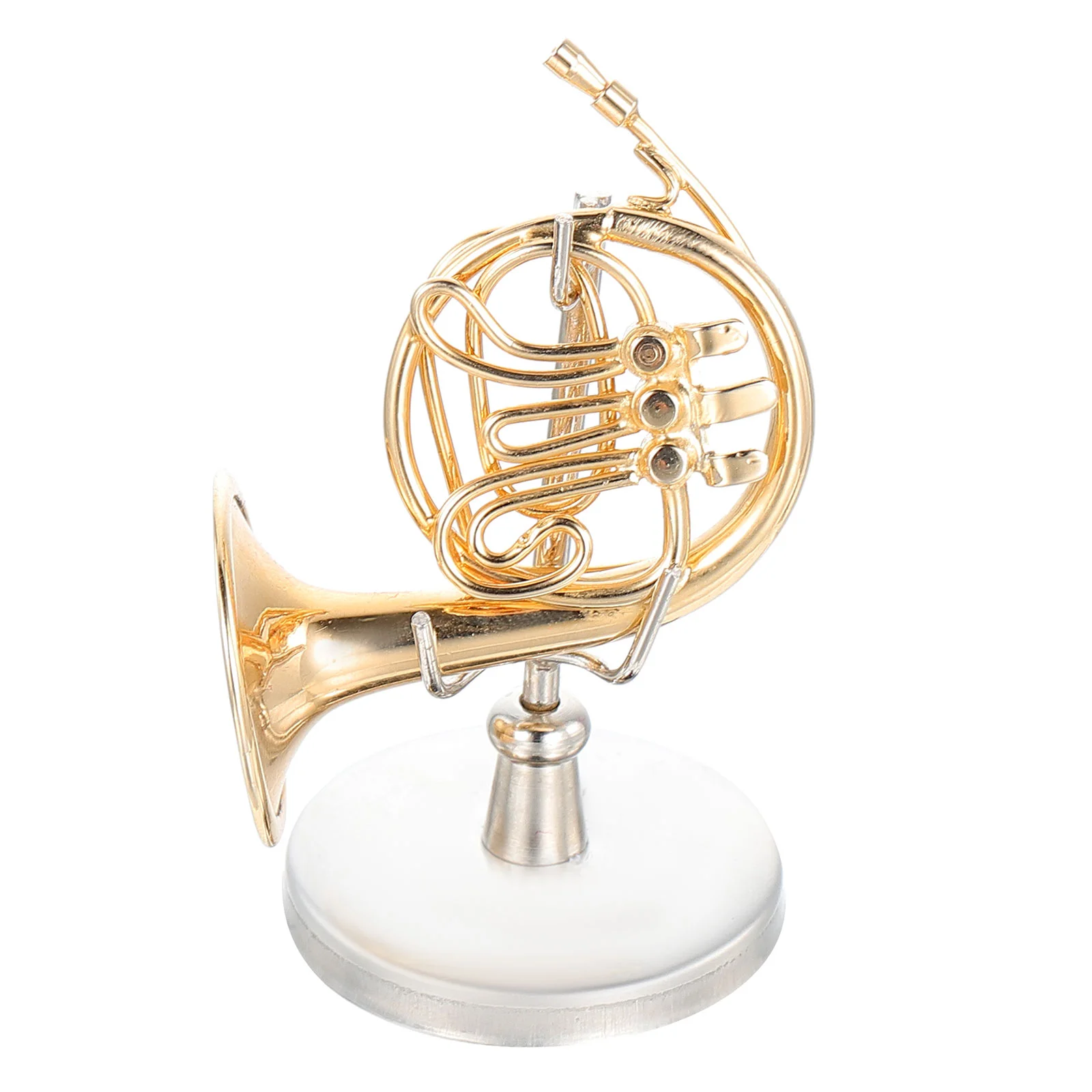 

1 Set Copper Horn Shaped Desktop Adornment Office Home Decoration Gift for kids