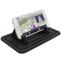 Phone Holder Stand Non-slip Mat Silicone GPS Car Mount Desktop Phone Stand Pad Anti Skid Soft Silicone Tablet Stand For Samsung