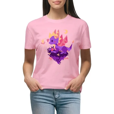 Футболка Tiny Spyro Bc2, винтажная корейская модная футболка больших размеров, эстетичная одежда, милые футболки для женщин