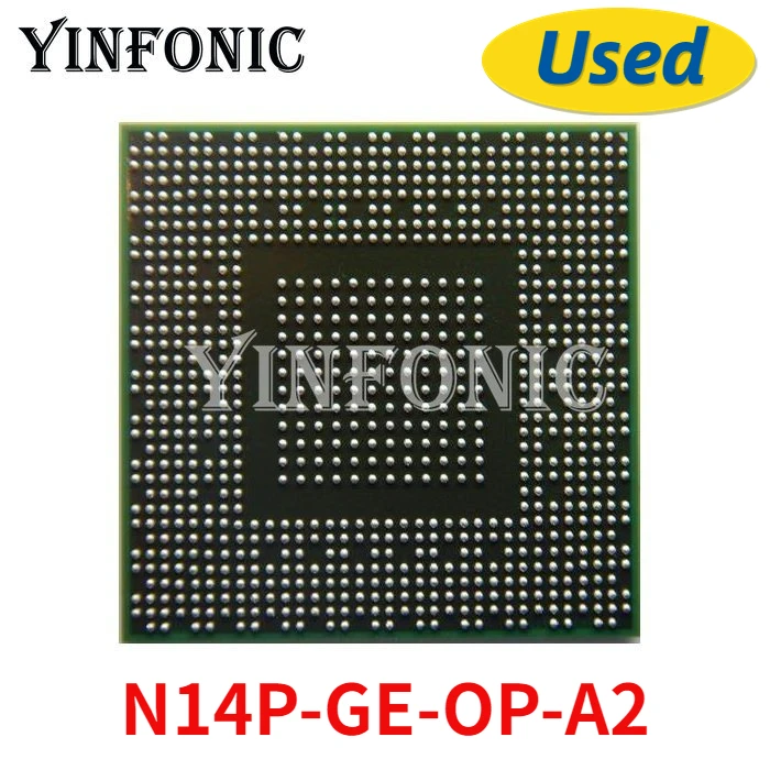 

Б/у графический чип N14P-GE-OP-A2 GeForce, чипсет GPU BGA с шариками, протестирован, хорошо работает