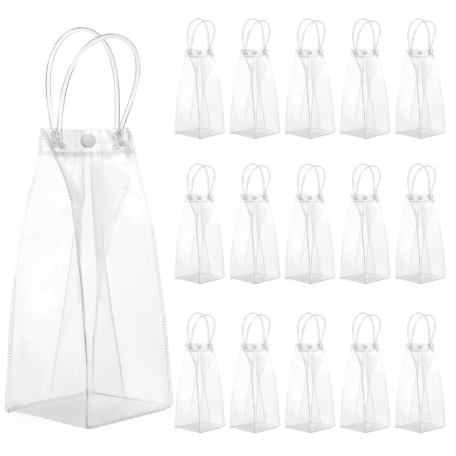 

Bachelorette Gift Bags Small Clear Party Favor Reusable Favors Plastic Handles Bulk