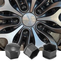 practical car wheel cap portable black car wheel nut cap protection cover hub screw cover hub screw cover 20pcs