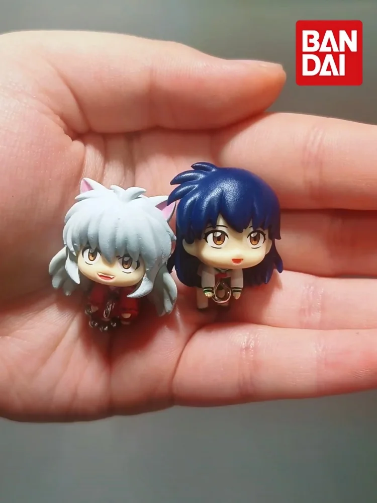 Фото Брелок-фигурка Bandai Inuyasha Gashapon Connected, миниатюрный, 35 мм, ПВХ, подвеска, Сессёмару, Кагомэ, Шиппо, Мираку, Сангё, аниме №2