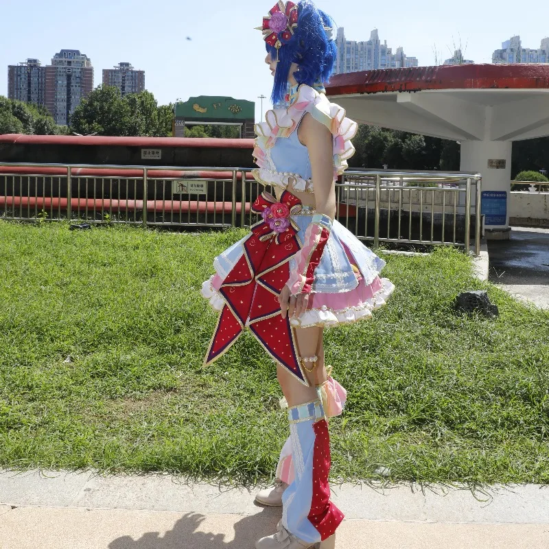 Фото Костюм для косплея Хосимия Ичиго из Aikatsu, платье Лолита для девочек, униформа для Хэллоуина, Рождества, косплей-конвенций, аниме-наряд №3