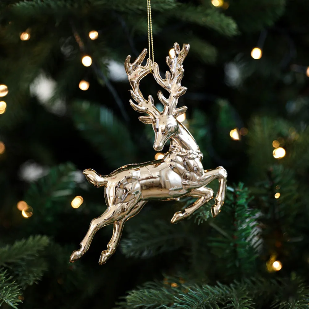 

Рождественское подвесное украшение золотой пластик