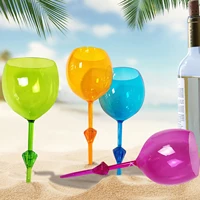 2pcs floating drink cups beer cocktail drinking cups reusable goblets durable and shatterproof pool wine glasses