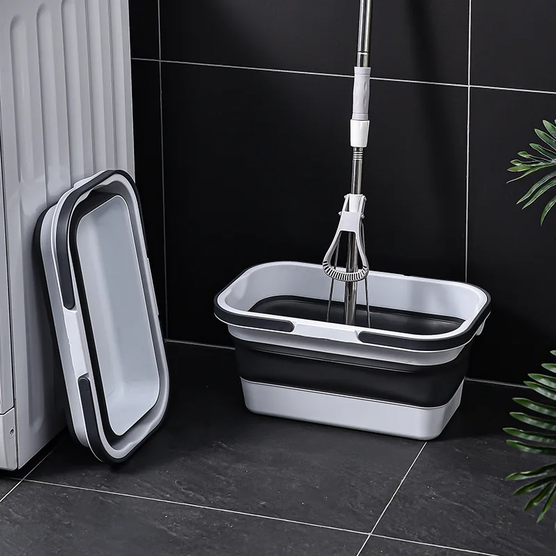 

Household Portable Folding Mop Bucket Baby Bath Shower Basin Pet Wash Basins Laundry Tub Basket Fishing Camping Accessories