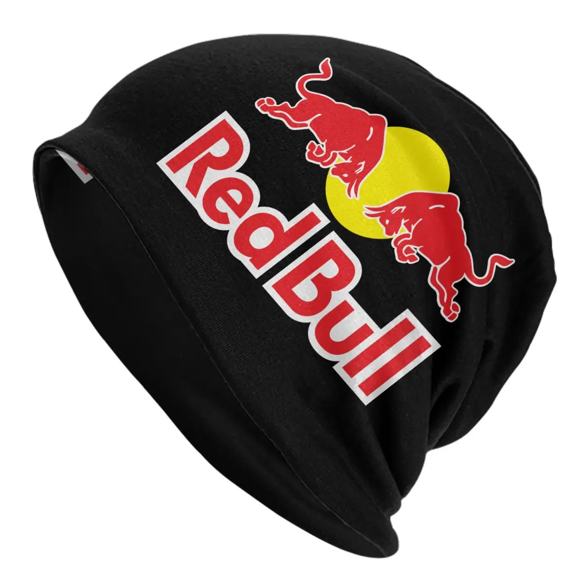 

Unisex Extreme Sports Fan Red Double Bull Winter Skullies Beanie Accessories Bonnet Knit Hat Windproof Warm Caps Birthday Gift