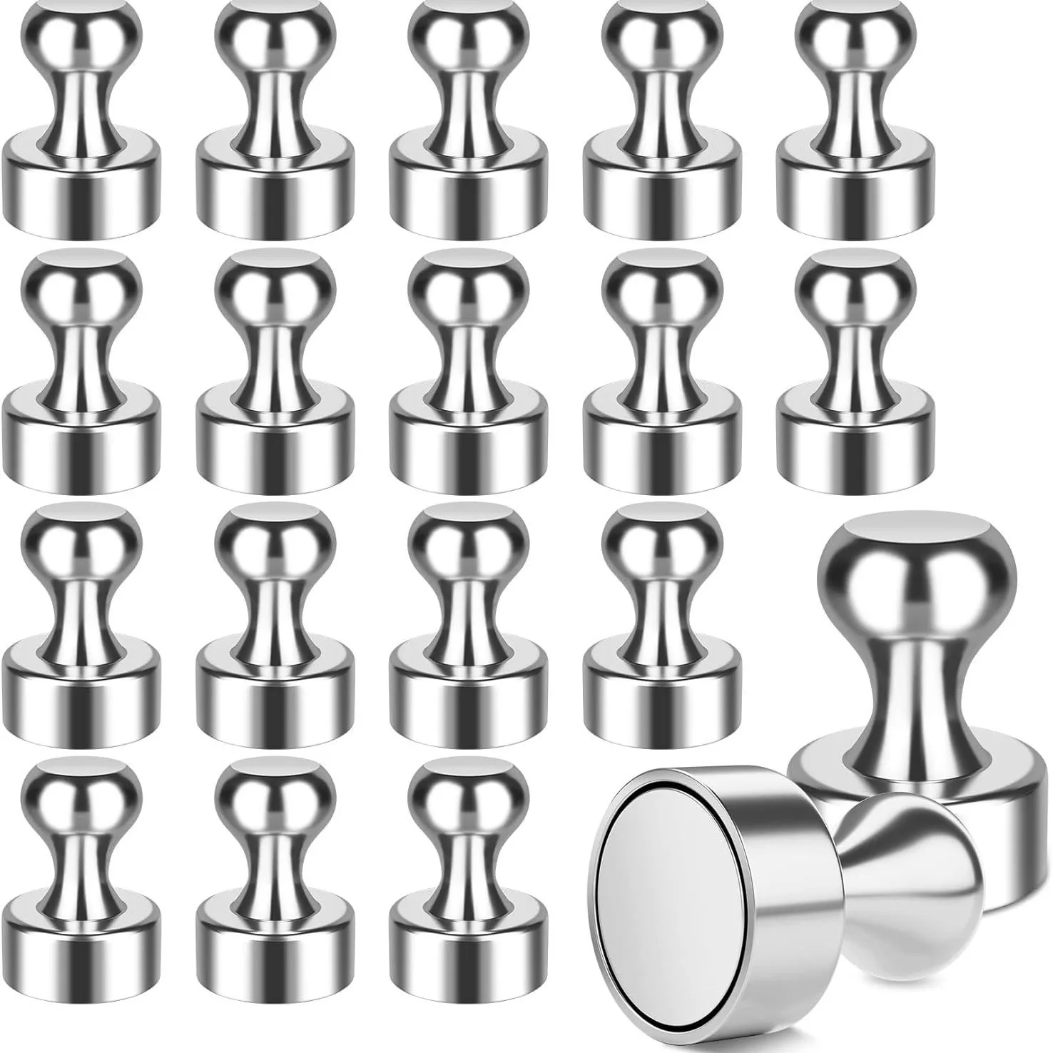 

10/1Pcs Super Strong Neodymium Magnetic Pushpins Multi-functional Durable Metal Whiteboard Fridge Magnet Thumbtack Office School