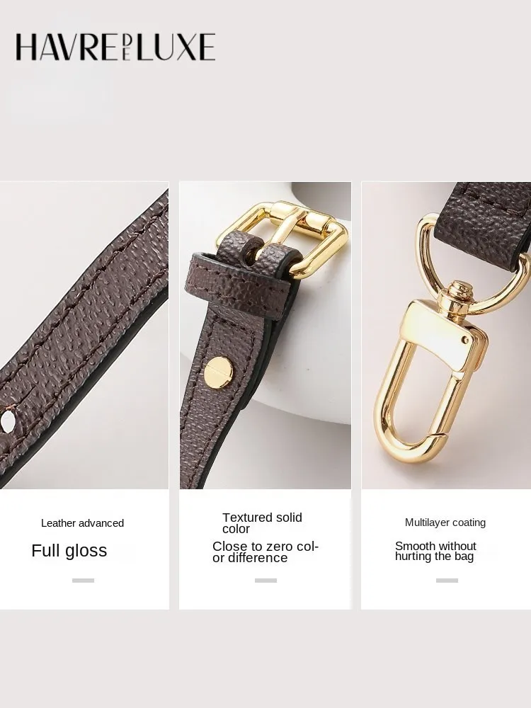 Presbyopic Messenger Bag Strap Accessories Leather Shoulder Shorten Part Adjustable Buckle Women's DIY Bag Straps For Crossbody