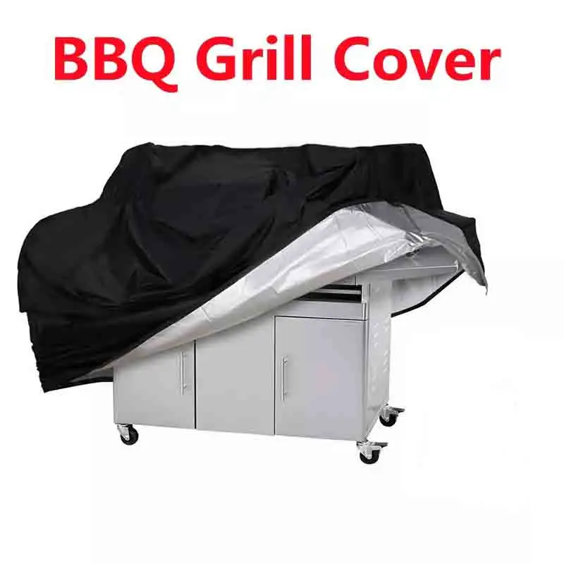 

BBQ Cover Weber Heavy Duty Grill Cover Rain Protective outdoor Barbecue cover round bbq grill black Outdoor Dust Waterproof