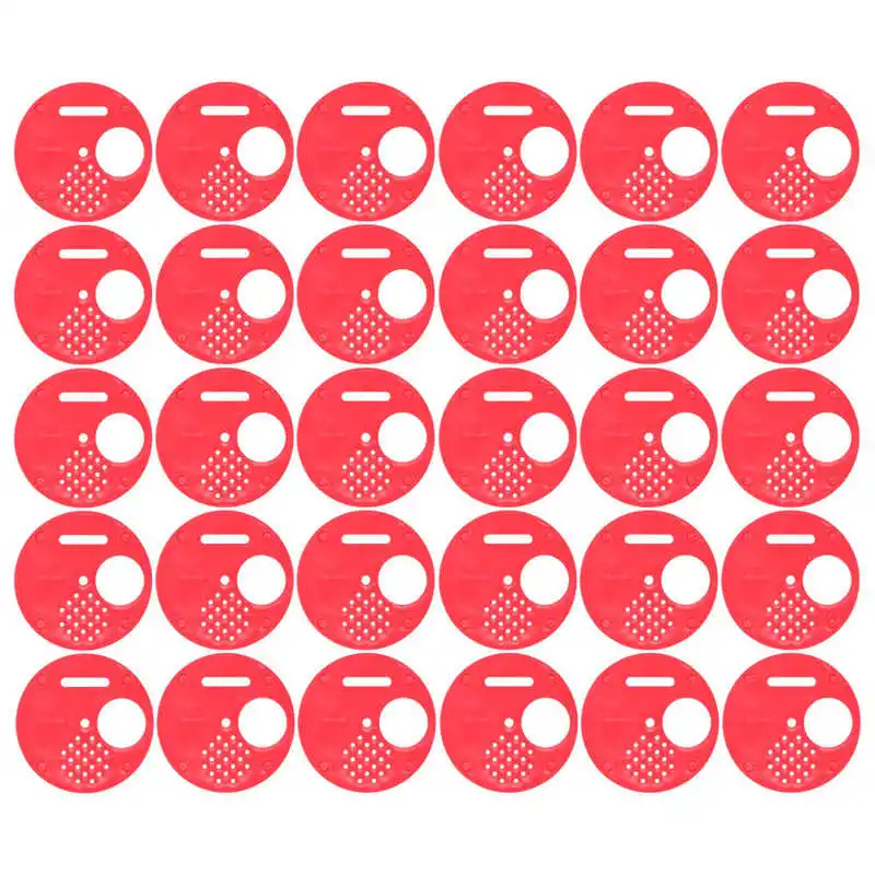 

30Pcs Beehive Door Entrance Disc Plastic Round Exit Vent Gate Beekeeping Accessory Mating Box