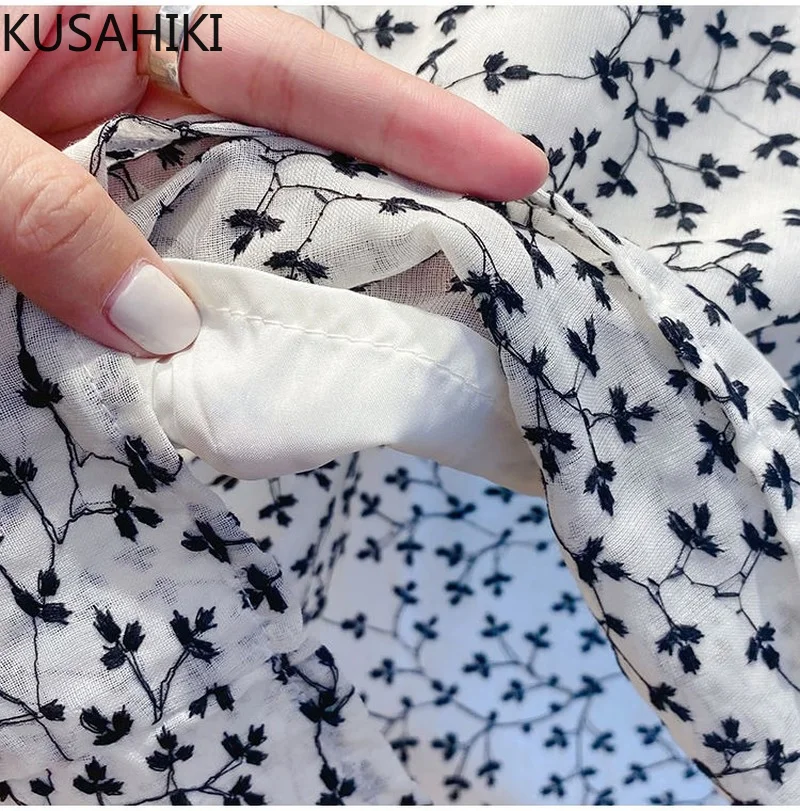 Новинка 2023 повседневная женская рубашка с цветочным рисунком Женский пуловер