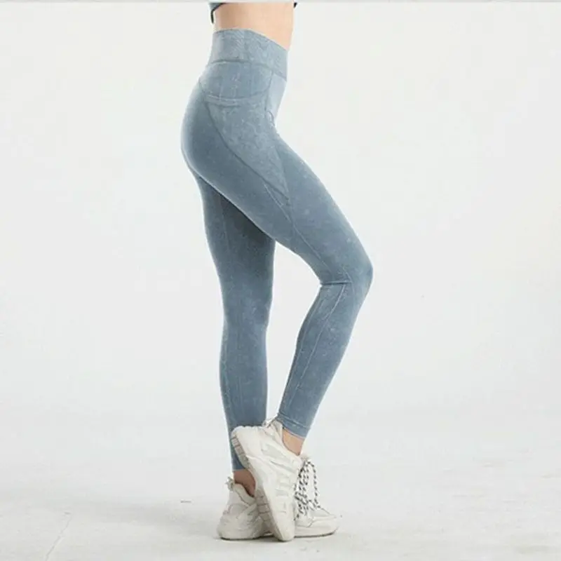 Леггинсы женские бесшовные с высокой талией и эффектом пуш-ап |