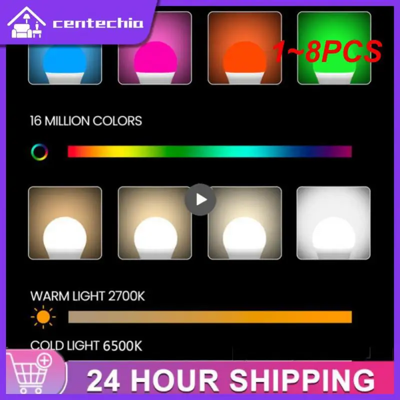 

Умные светодиодные лампы ZigBee E27, 1-8 шт., 220 В, 110 В