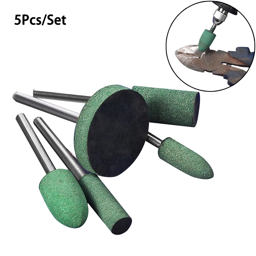 

5Pcs/Set Rubber Grinding Head Rotary Polishing Tools Rotary Grinding Head For Rust Removal Metal And Polishing Jade