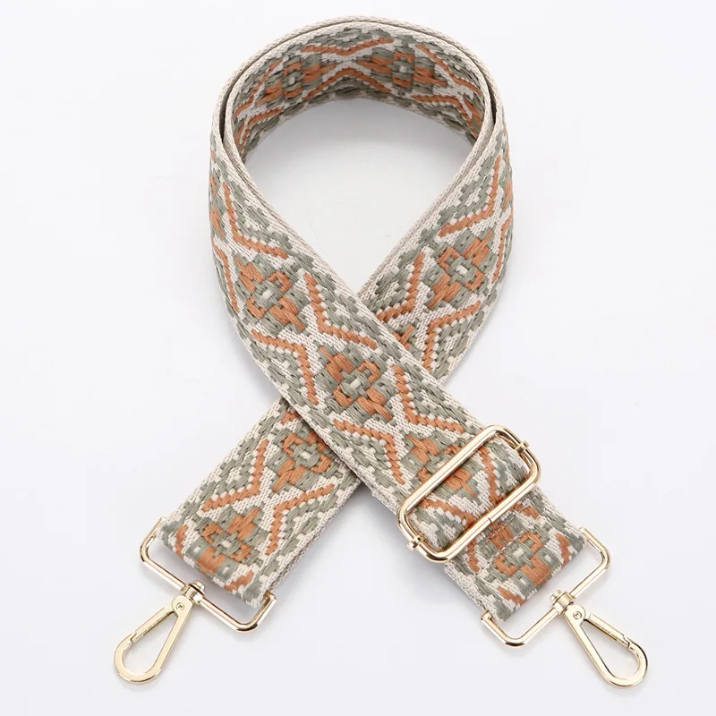 New Women Wide 5Cm  Fashion  Handbags Ethnic Style Widened And Thickened Straps Adjustable   Belts Handbag StrapsStrap