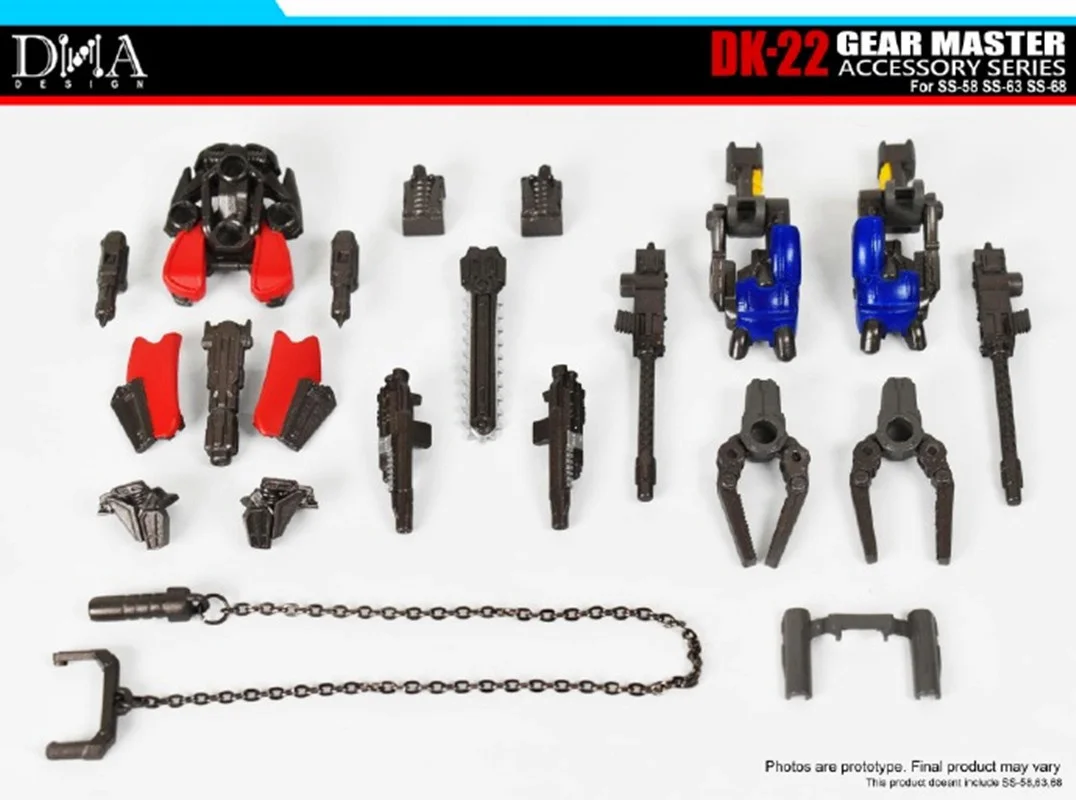 

In New Stock DNA DK-22 Wreckers Leadfoot Upgrade Accessory For SS-58 Roadbuster SS-63 Topspin SS-68 Action Figure With Box