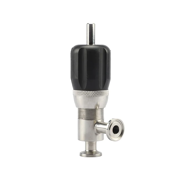 

ISO9001 Industrial Pressure 1/2" 316L Sanitary Stainless Steel Relief Valves Hydraulic Control Valves Mini Safety Relief Valve