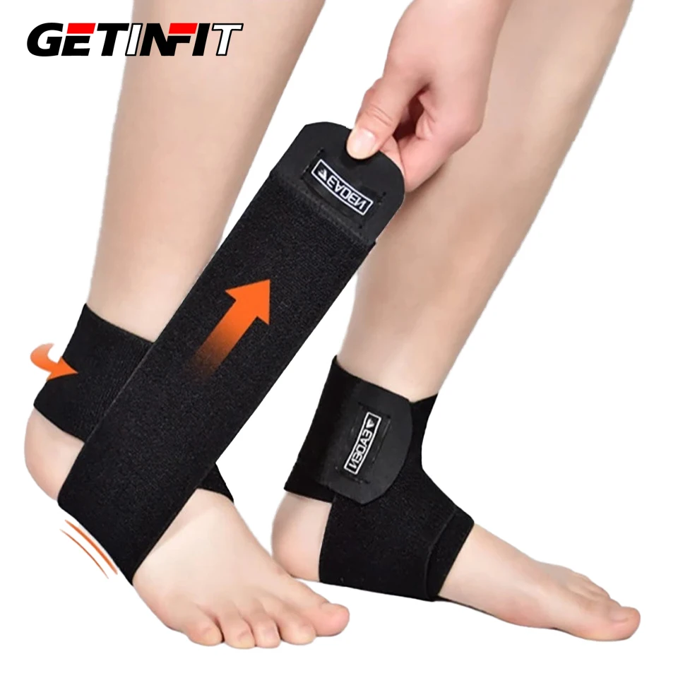 

1Pcs Adjustable Ultrathin High-Elastic Ankle Wrap Adjustable Compression Ankle Support Brace Running Football Basketball Unisex