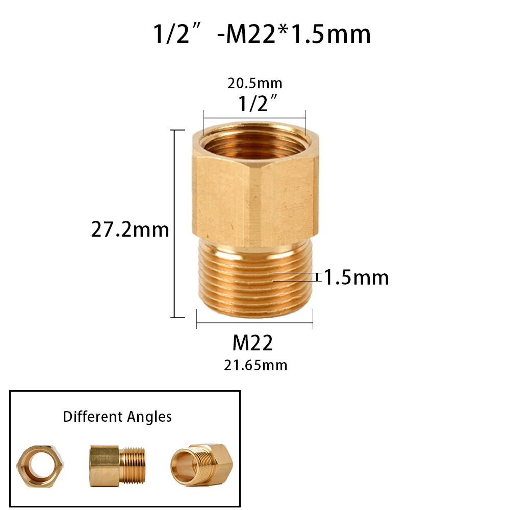 Латунный резьбовой соединитель 3/8